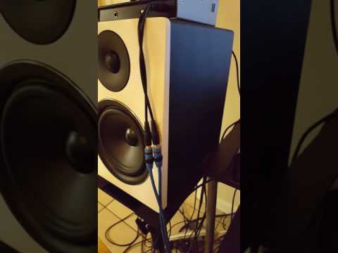 Rockville APM6D V2 6.5" Powered Studio Monitor Speakers Pair, Bluetooth, 100W RMS/400W Peak, Dark Wood video review thumbnail
