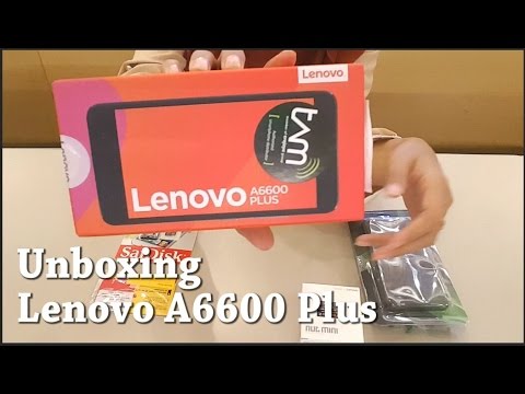 Unboxing Lenovo A6600 Plus Indonesia