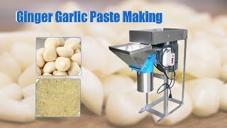 How to make ginger garlic paste? | Industrial ginger garlic paste making machine