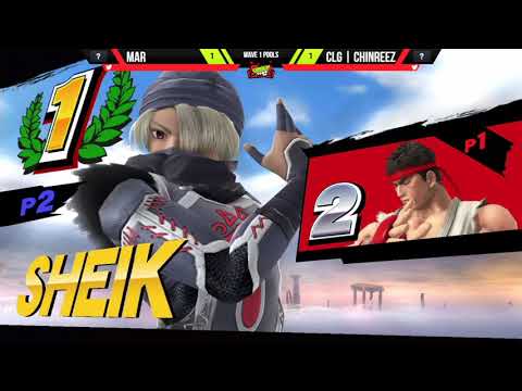 October '17 Ranbat - Mar (Ryu) vs Chinreez (Shiek) - Pools - Smash Wii U