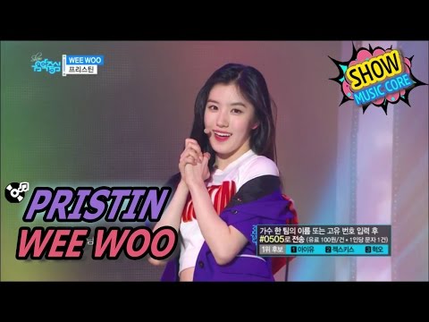 [HOT] PRISTIN - WEE WOO, 프리스틴 - 위우 Show Music core 20170506
