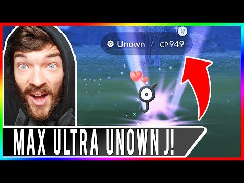 OMG IT ACTUALLY HAPPENED! 😲 LEVEL 35 100% IV UNOWN J! The Rarest Pokemon in Pokemon GO!