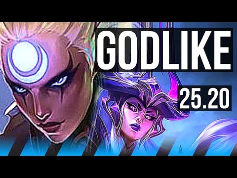DIANA vs SYNDRA (MID) | Godlike | EUW Master | 25.20