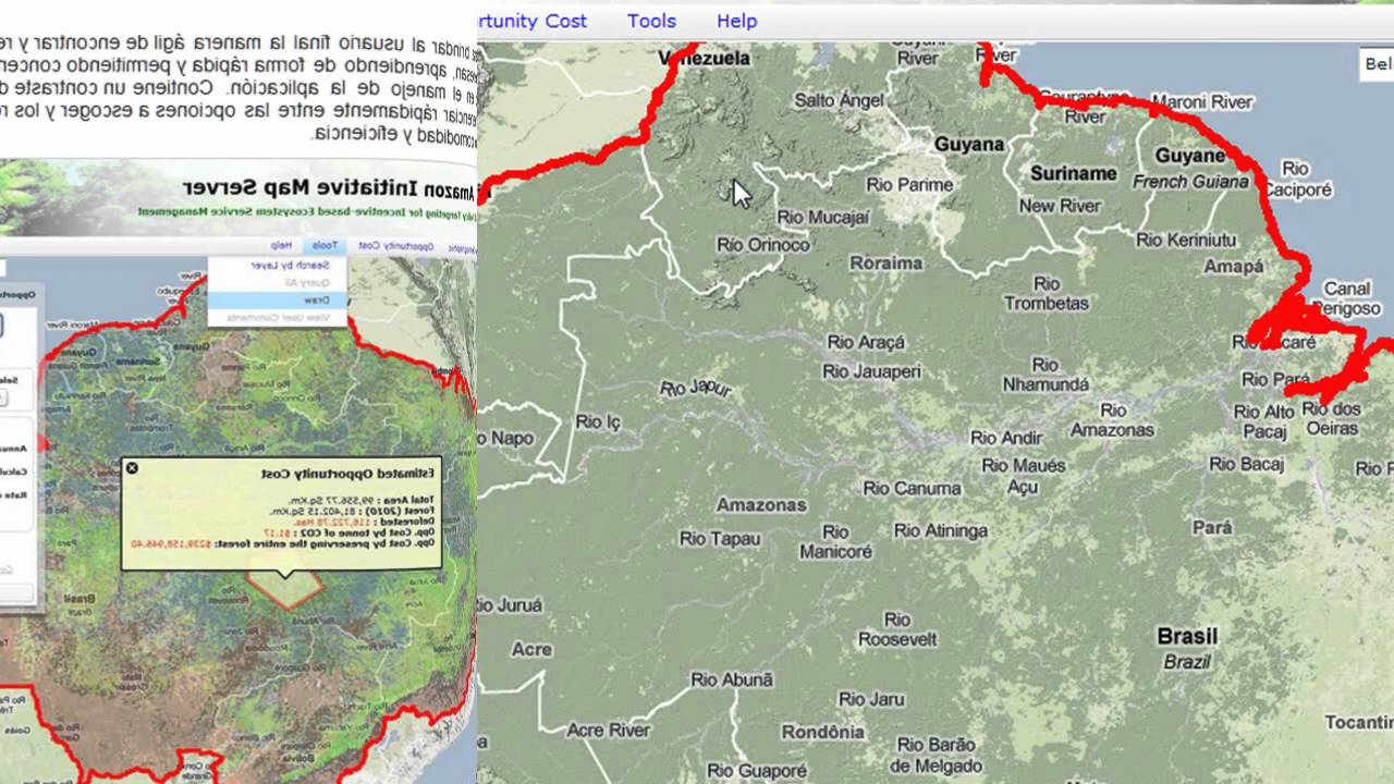 Help and Support - Amazon Initiative Map Server