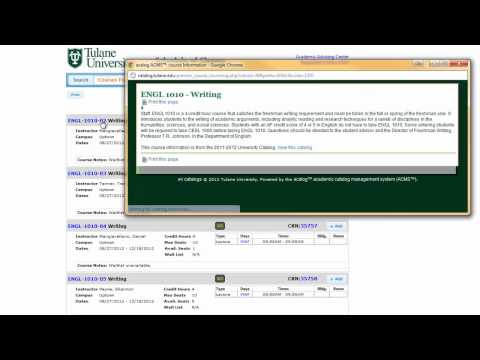 Schedule Of Classes Tutorial Mp4
