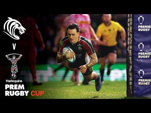 HIGHLIGHTS: Leicester Tigers v Harlequins | Wand & Northmore Score A Brace! | PREM Rugby Cup