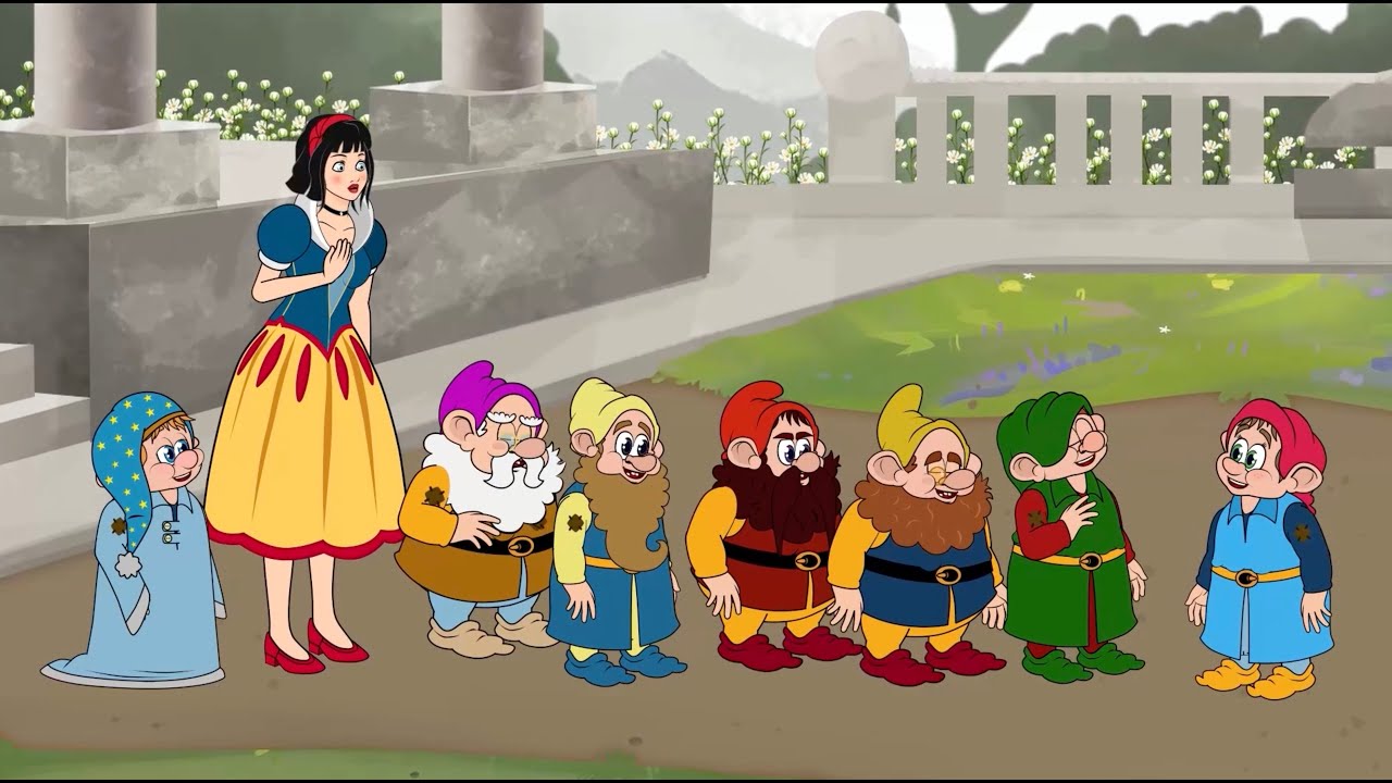 Branca de Neve e os 7 Anões | Série Episódios 1- 2 - 3 - 4 | desenho animado com Os Amiguinhos