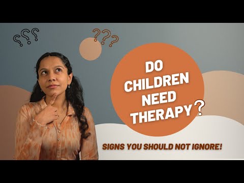 Signs A Child Could Benefit From Therapy | Mihika Poore
