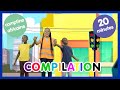 🌴🐒 Compilation de comptine africaine pour enfants (avec paroles) - Les amis de Boubi