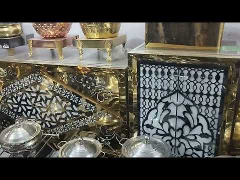 Round Brass Chafing Dishes 8 Litre