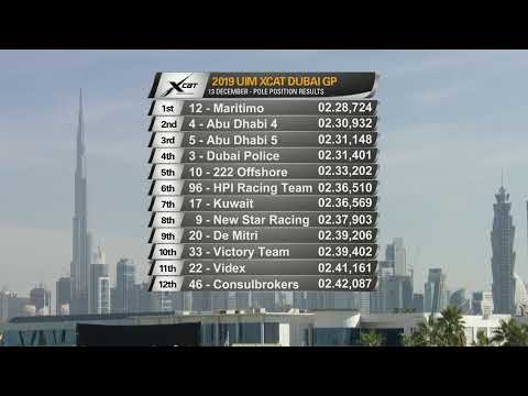 2019 UIM XCAT Dubai GP - Pole position