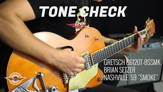 TONE CHECK: Gretsch G6120T-BSSMK Brian Setzer Nashville &#39;59 Electric Guitar Demo | No Talking