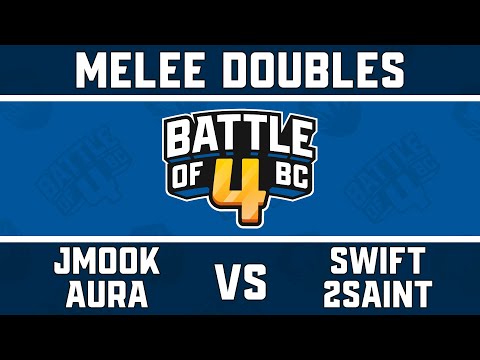 Jmook/Aura vs Swift/2saint - Melee Doubles Top 16 - Battle of BC 4