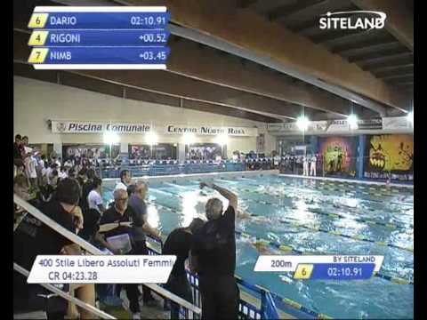 Serie 2 dei 400 Stile Libero  Assoluti Femmine Agonisti - Meeting di Halloween 2013 9 Trofeo citta'
