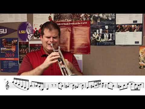 2019-2020 TMEA All-State Trumpet Etude #2