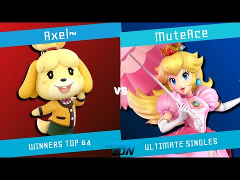 Infinity Con 2021 WINNERS TOP 64 - MYM| Axel~ (Isabelle) Vs MuteAce (Peach) SSBU Ultimate