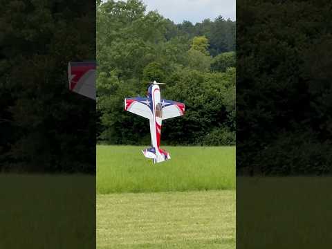 Did he touch? #grass #flyforfun #rcplane
