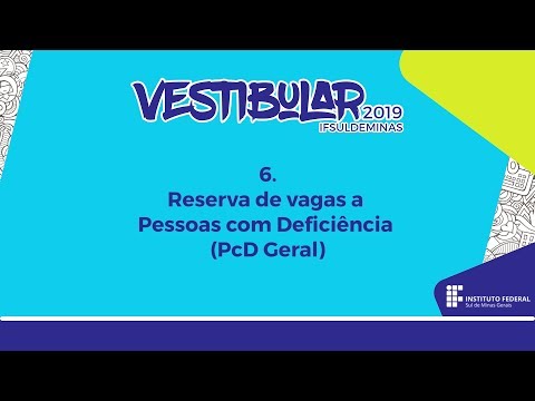 Vestibular 2019 IFSULDEMINAS - Edital em LIBRAS - #06