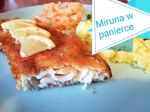 Miruna delikatna soczysta ryba w chrupiącej panierce