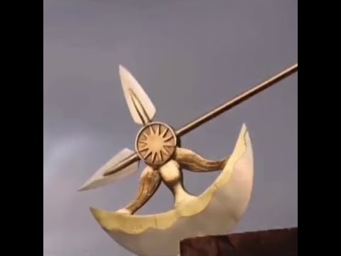 DIVINE AX RHITTA Rigging of rusted iron hook