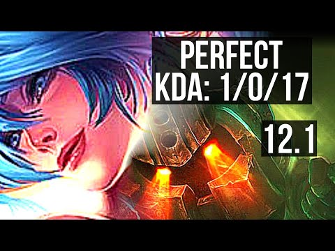 SONA & Seraphine vs NAUTILUS & Caitlyn (SUP) | 1/0/17, Rank 6 Sona | EUW Grandmaster | 12.1