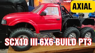 AXIAL SCX10 III 6x6 BUILD PART 3