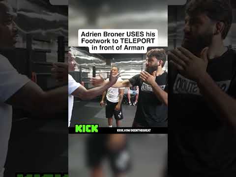 Adrien Broner uses his Footwork to TELEPORT in front of Arman Tsarukyan