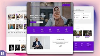 React Educational Website Using React js - Complete College/University