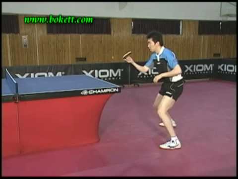 ryu seung min-backhand block & backhand smash