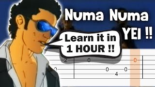 O-Zone - Numa Numa (DRAGOSTEA DIN TEI) - Guitar tutorial (TAB)
