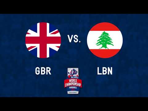 Great Britain vs Lebanon 2017 World Ball Hockey Championships in Pardubice, Czech Republic