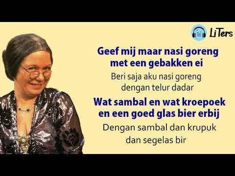 Wieteke Van Dort Geef Mij Maar Nasi Goreng Lirik dan Terjemahan @LiTers