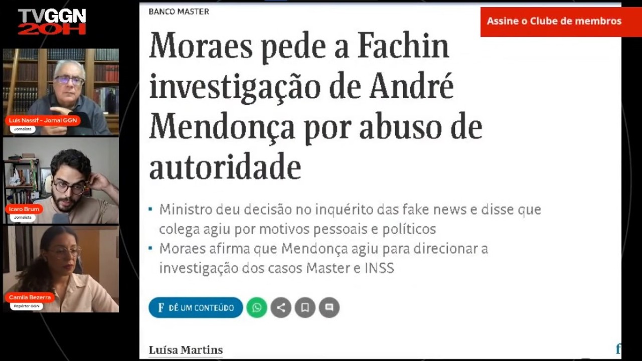 Moraes pede investigação de André Mendonça por Abuso de autoridade