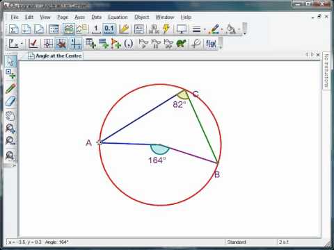 Mr Barton's Autograph Video 18 - Angle at the Centre Theorem - Twist!