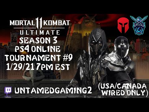 Mortal Kombat 11 Ultimate Season 3 PS4 Online Tournament #9 1/29/21