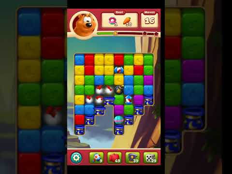 Toon Blast Level 524 NO BOOSTERS ☆ ☆ A S GAMING