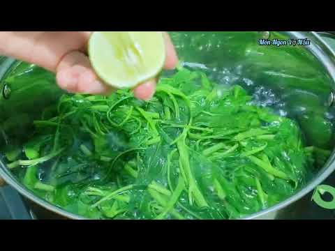 Rau muống luộc