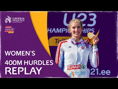 Women's 400m Hurdles Final Replay - European U23 Championships Tallinn 2021