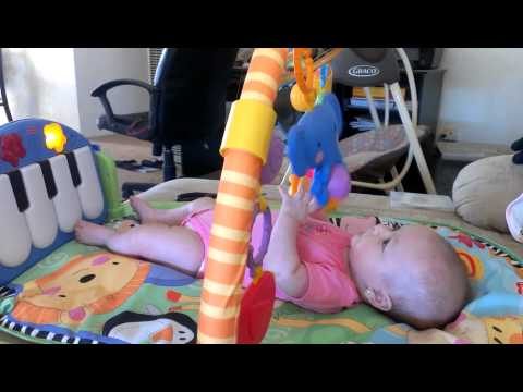 Mackenzie playing and discovering her voice