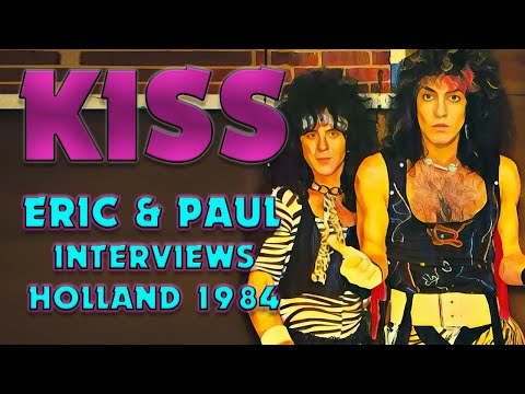 Paul Stanley & Eric Carr of KISS interviewed on Dutch radio 1984