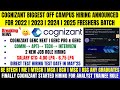 Finally Cognizant Superset Hiring 2023 2024 2025 BATCH Analyst Trainee GenC GenCNext GenCPro