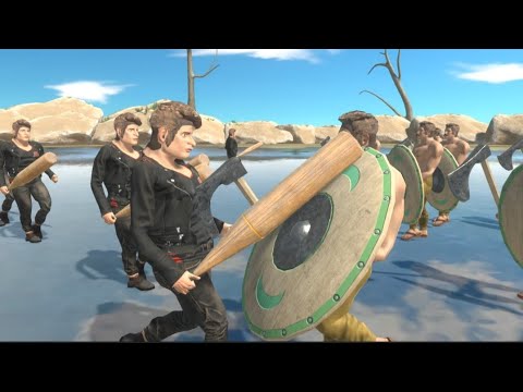 animal revolt battle simulator - 15 Angry Joe's vs 10 Gauls