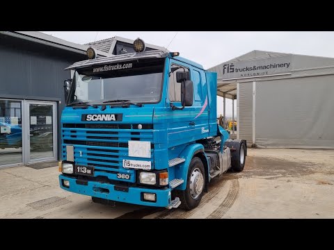 SCANIA 113 360 4x2 tractor unit - FIŠ TRUCKS SLOVENIA