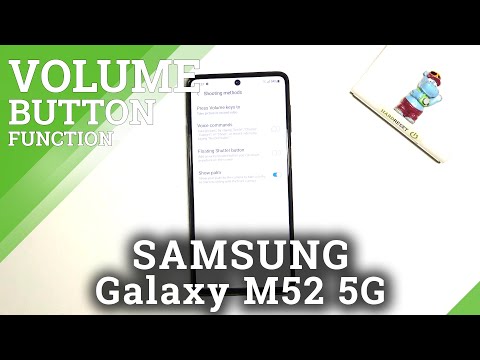 How to Manage Volume Button Function in SAMSUNG Galaxy M52 5G – Find Camera Volume Buttons
