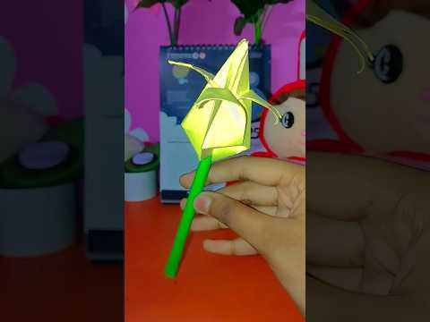 Paper Tulips crafts #easycrafts #paperflower #tulip #viralvideo #1000subscribers #craftideas #flower