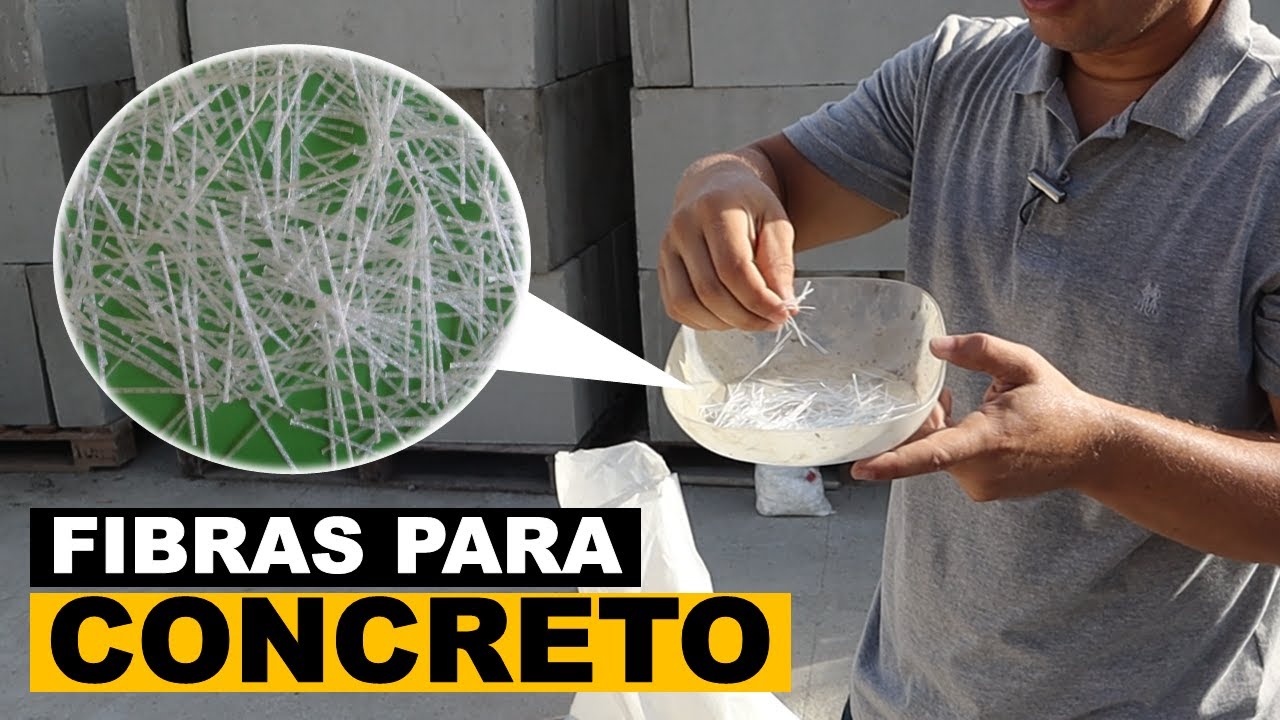 Usando as fibras para melhorar o concreto.