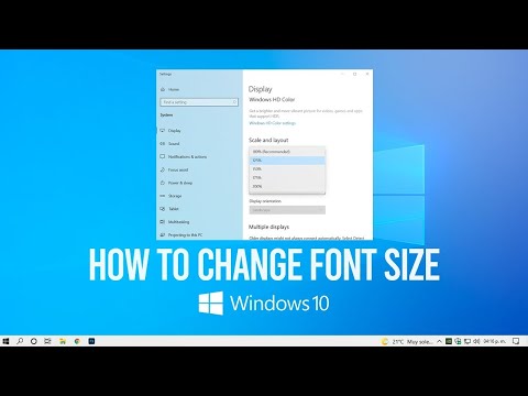 How To Change Font Size In Windows 10   11