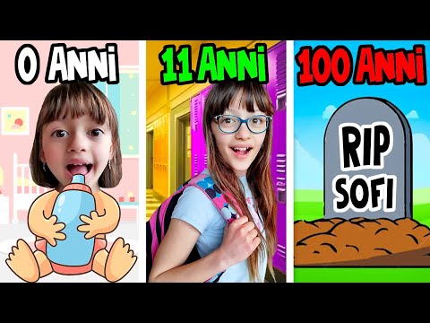 From BIRTH to END of SOFI in REAL LIFE FROM 0 to 100 YEARS of LIFE in one DAY