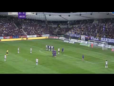 UCL Unbelievable goal from free kick Maribor -Rosenborg Soderlund score