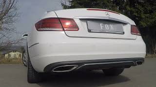 Video: Fox Edelstahl Duplex Sportauspuff Mercedes E-Klasse Coupe C207 4-Zylinder Video: Fox Edelstahl Duplex Sportauspuff Mercedes E-Klasse Coupe C207 4-Zylinder